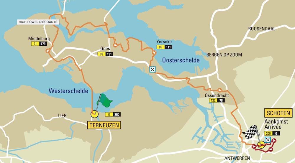 scheldeprijs_route