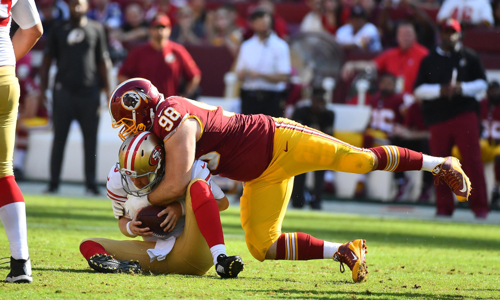 NFL: San Francisco 49ers at Washington Redskins